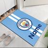 Custom Name Manchester City Printed Carpet Rug For Office Chair Living Room Bedroom Kitchen Room Decor Gifts