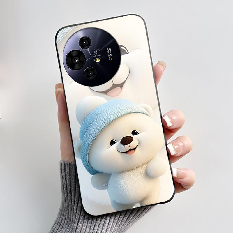 New Design Cute Case For TCL 50 NxtPaper 5G/50 Pro NxtPaper 5G/TCL P10/60 XE NxtPaper Shockproof Cover Black Case
