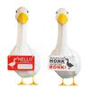 Porch Goose Hanging Sign Weather-proof Outdoor Garden Patio Yard Goose Statue Halloween Christmas Welcome Decorative Plaque