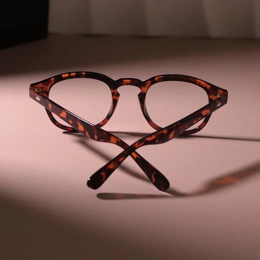 Vintage Round Glasses Women Men Brand Oval Retro Eyeglasses Frame Male Clear Lens Unisex Outdoor Transparent Lens