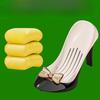 1pc Elegant Black & White High-Heel Soap Holder with Golden Bow - Non-Slip, Lightweight, Multi-Functional Grid Design for Bathroom Decor