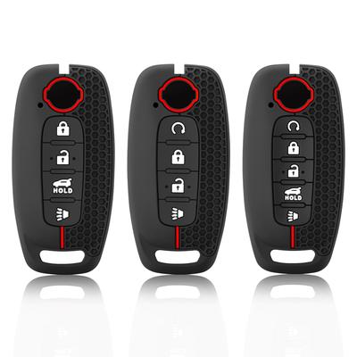 Silikon Auto Schlüsselhülle für Nissan X-trail T33 Kicks Qashqai J12 Juke Teana Altima Ariya Schlüsselanhänger Zubehör