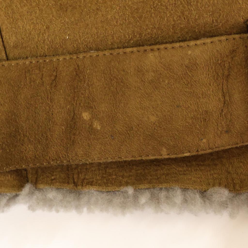 ACNE STUDIOS 12AW velocite Mouton Rider's Jacket Jacket 34 BrownUsed