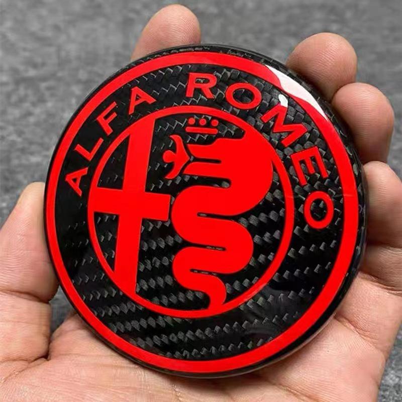 Alfa Romeo Giulia & Stelvio Carbon Fiber Front/Rear Logos