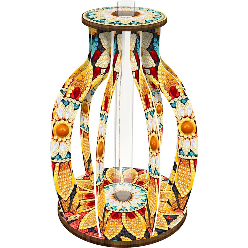 Wooden Butterfly Desktop Diamond Art Kits Rhinestones Desktop Ornaments 5D DIY Diamond Art Tabletop Decors for Home Office Decor