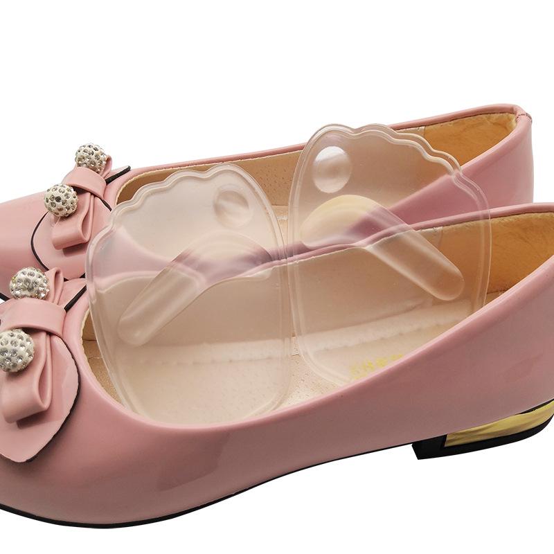 Shock-Absorbing Non-Slip Silicone Gel Forefoot Pads - Transparent, Anti-Pain, Wear-Resistant Sports Half Pads