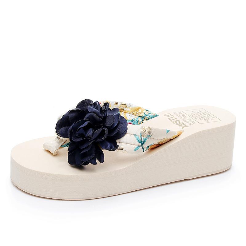 Summer Non Slip Children's Flip Flops Girls Fashion Beach Shoes Pinch Sandals Female Flowers Slippers Wear