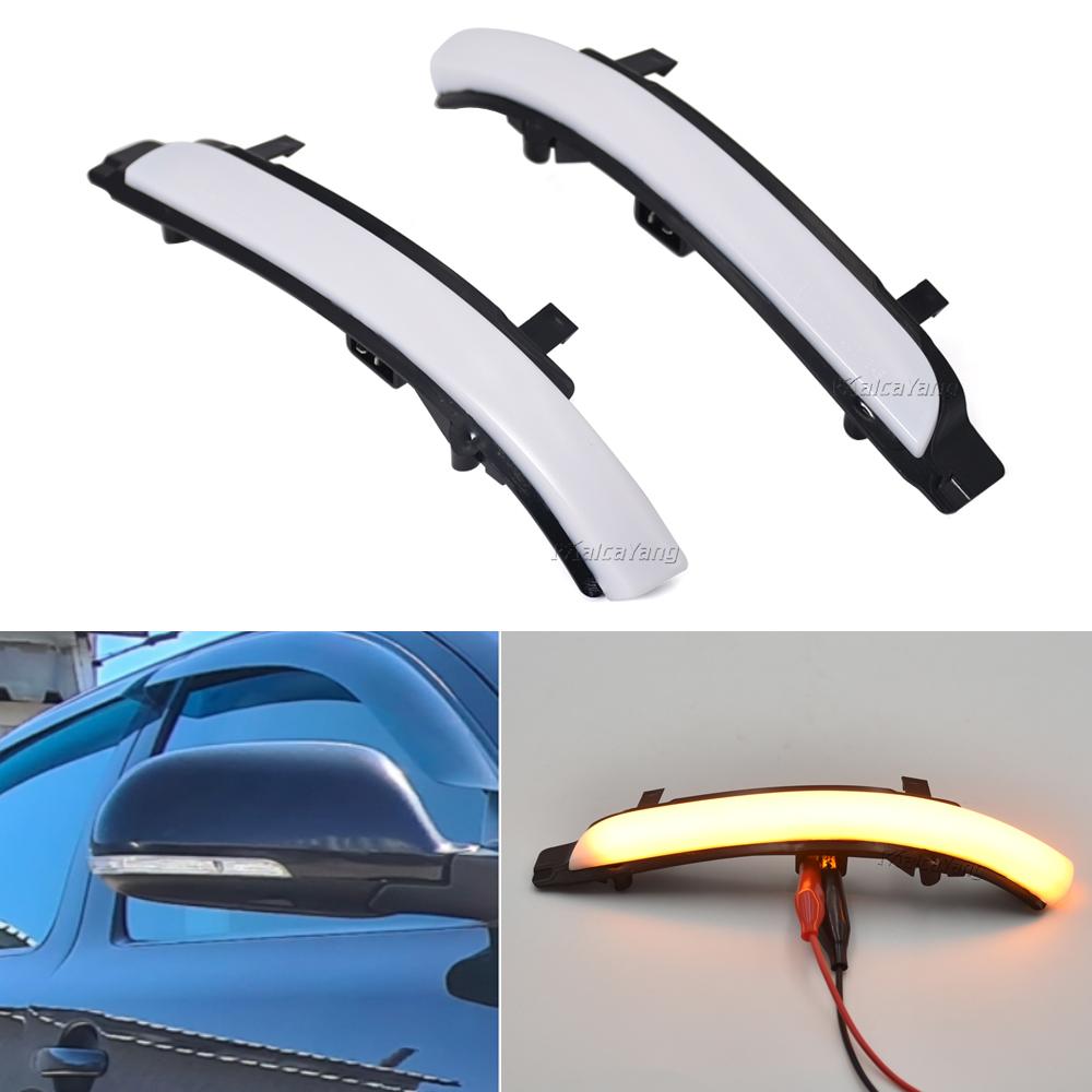 2x For Skoda Octavia MK2 A5 SuperB B6 3T 2009 2010 2011 2012 Dynamic LED Turn Signal Rearview Mirror Light Flasher Water