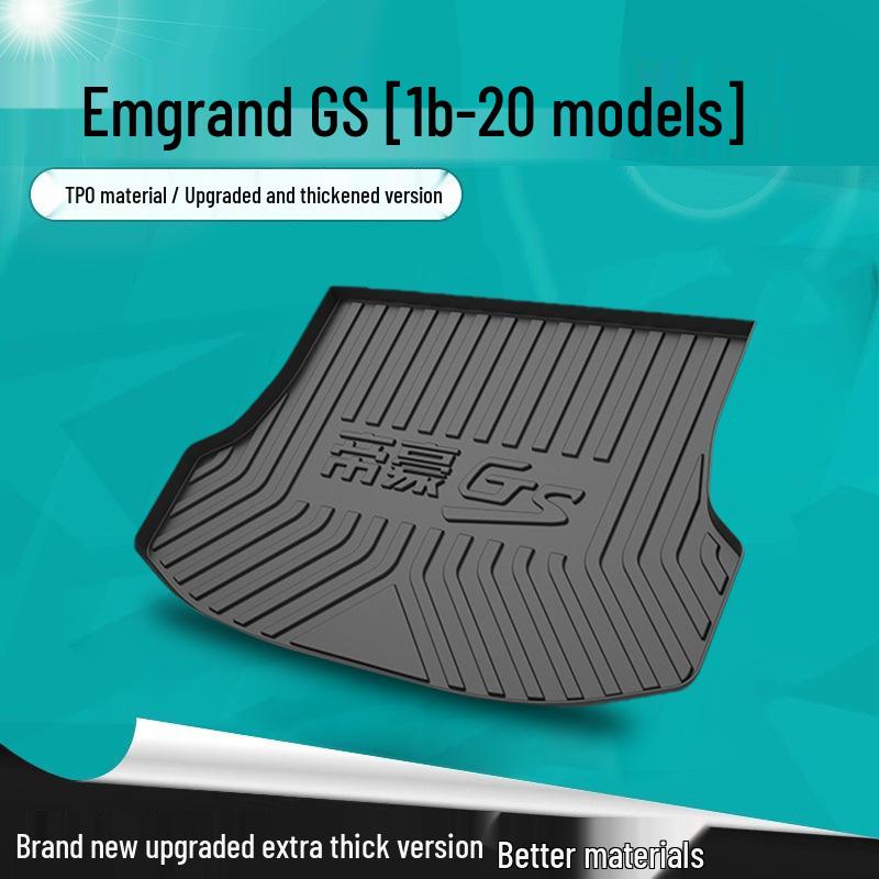 Suitable Trunk and Tailgate Mat for 21-Geely Emgrand S, New Emgrand GL, and 22-Million Model EC7 Rear Seat