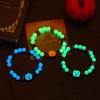 Halloween Luminous Beaded Bracelet For Women Girl Pumpkin Ghost Bracelets Jewelry Party Gifts