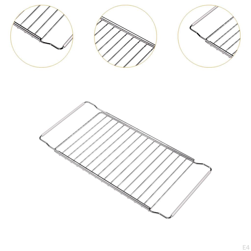 Dish Drainer Over Sink Rack for Cups Multifunctional Expandable Cork Coaster,
