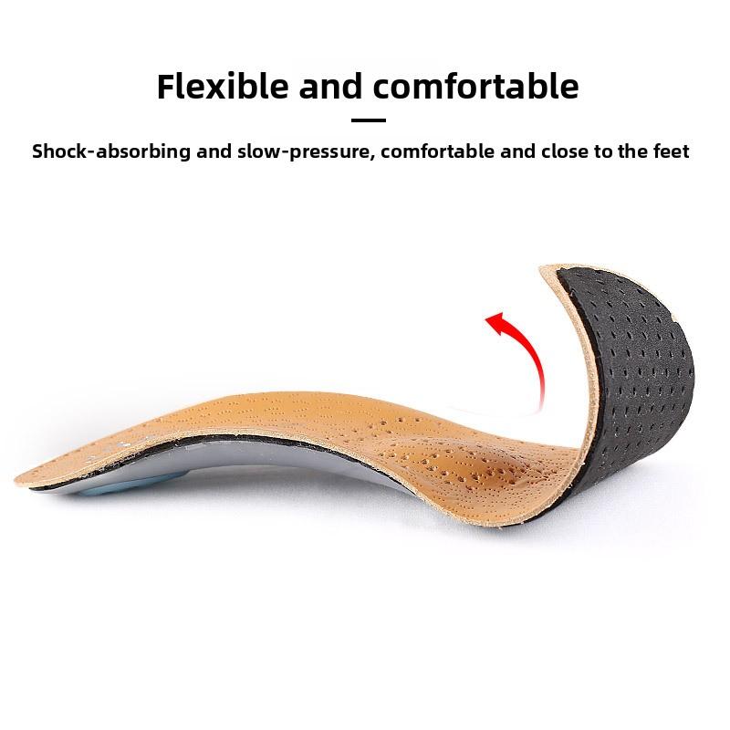 New Arch Orthopedic Insoles Men's and Women's Flat Feet XO Type Leg Arch Support Pad Soft Non-slip Shock Absorbing Breathable Full Pad