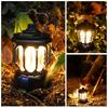 Rechargeable Vintage Lantern LED Metal Hanging Lantern Table Lamp for Indoor Outdoor Camping