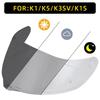 K5PLUS SOMAN Motorcycle Helmet Visor with Anti-Fog Film & Sunshade for K1/K5/K3SV