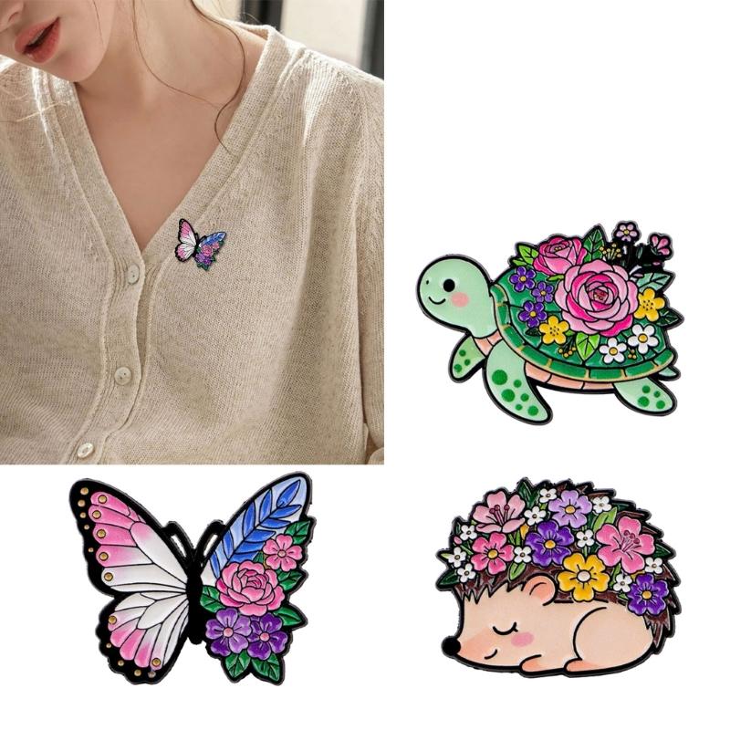 Perfect Present Flower Animal Brooch for Celebrations Like Birthdays Anniversaries Conveying Messages and Wishes