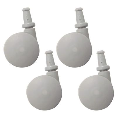Polypropylene Storage Case Casters Set of Wide X Deep X 6cm Suitable for Clothing Storage (V) 4, 15523788, Transparent, Approx. 3.5cm 3.5cm High,