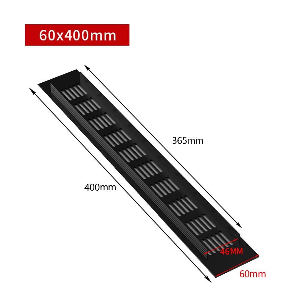 60mm Ventilation Grille Air Vent Grille Aluminum Alloy Black