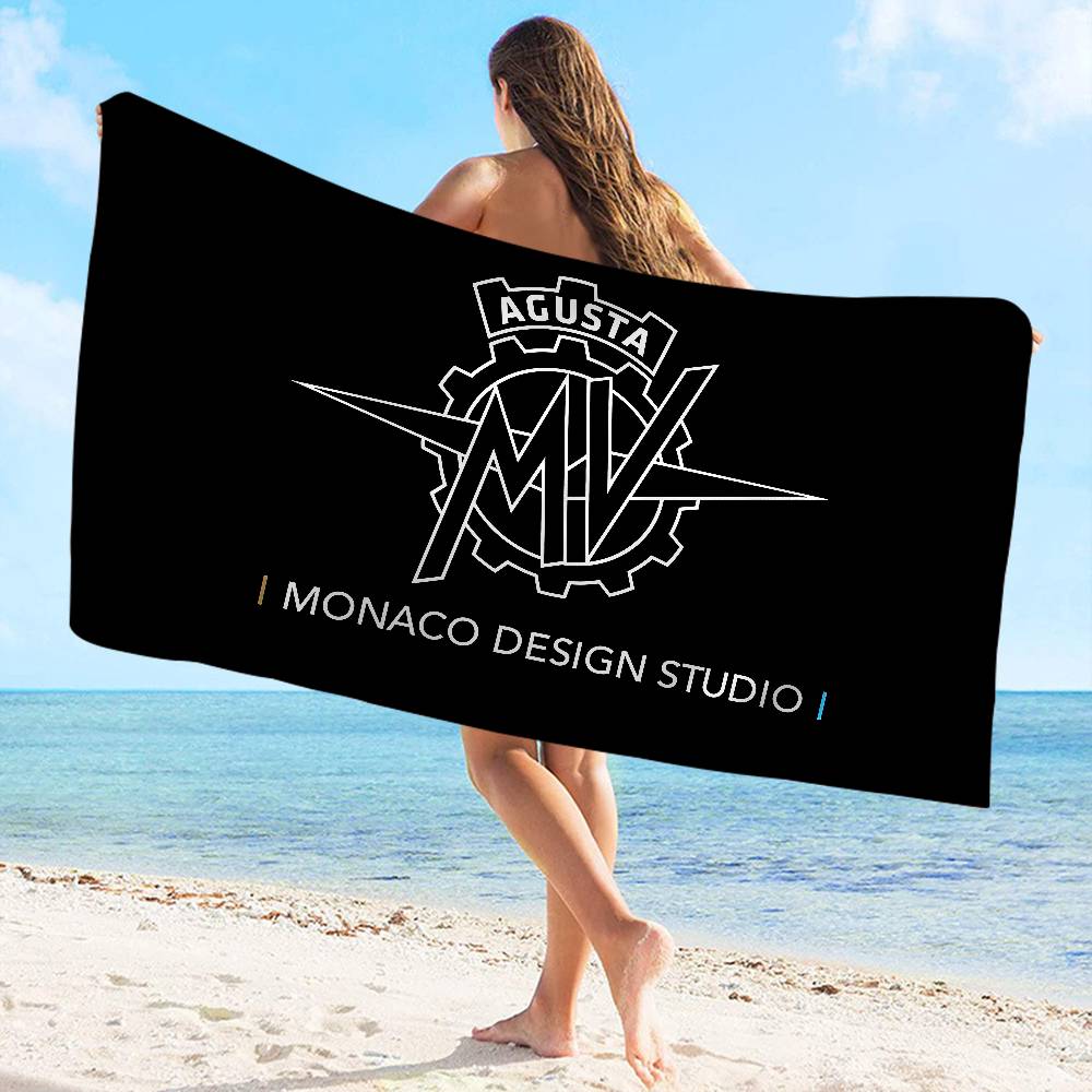 M-MV A-Agusta Microfiber Beach Towel Absorbent Quick Dry Soft Yoga Swimming Resort Mountain Climbing Towel