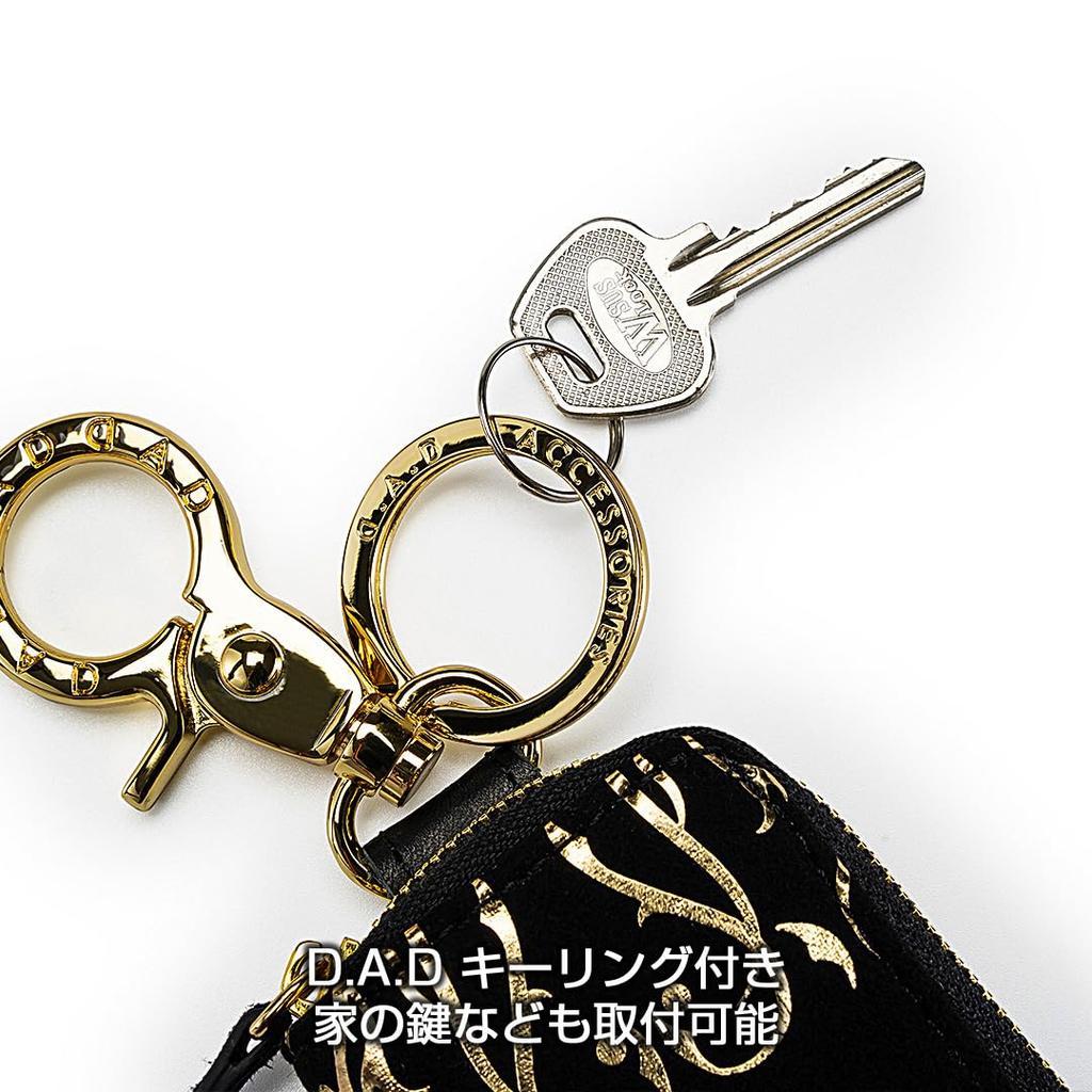 Garson D.A.D Smart Key Case II Arabesque Gold HA720-02-01 GARSON