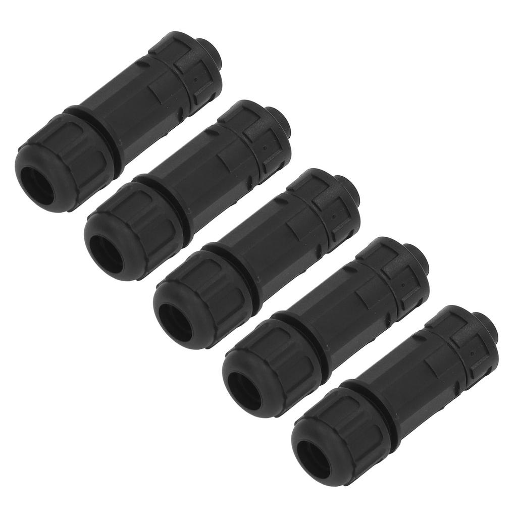 5 Pcs 4 Pin Female Aviation Connector 716 Inch 28UNS Thread IP67 Waterproof Aviation Cable