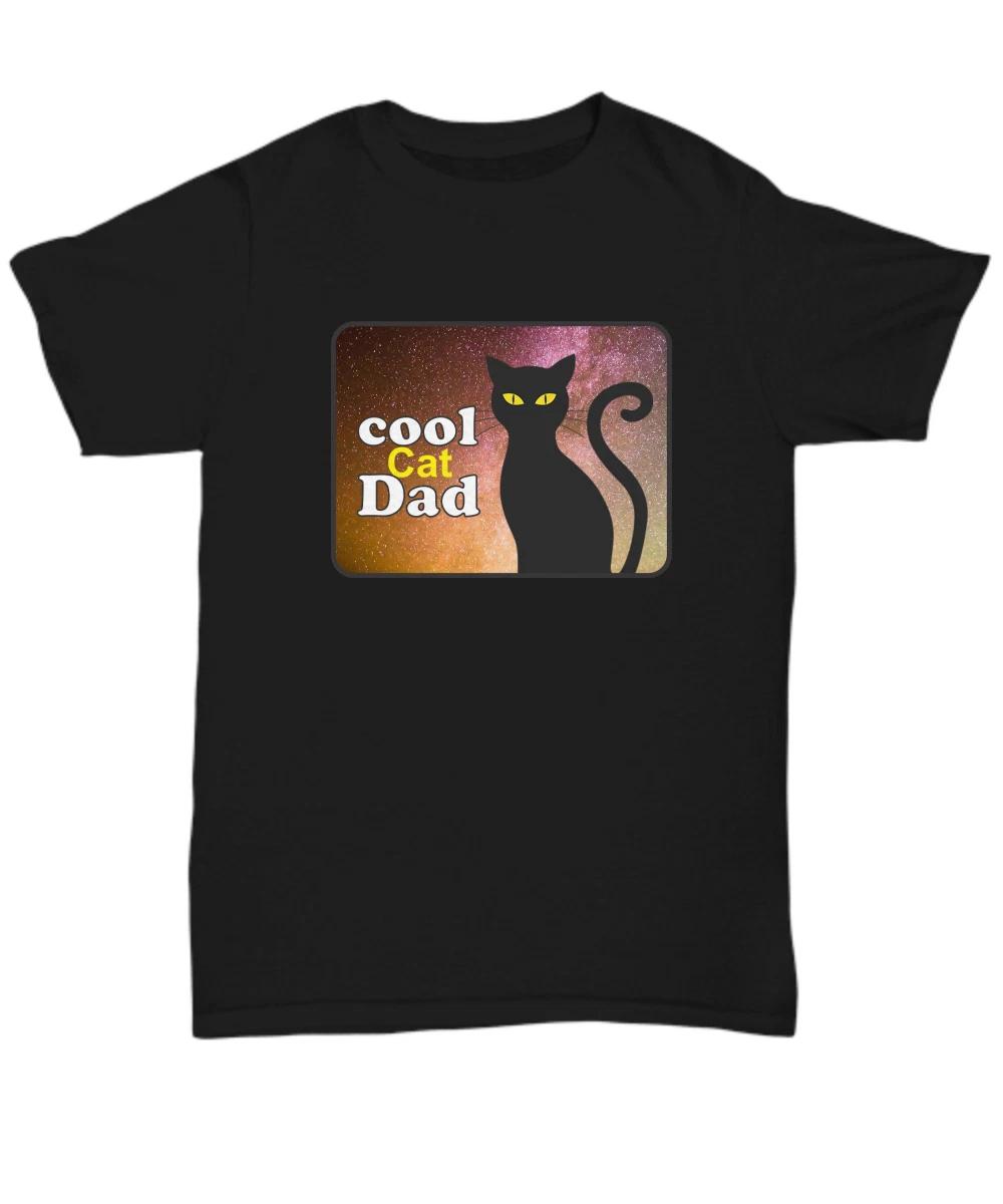 

Best Cat Dad Ever Tshirt, Coolest Shirt For Proud Men, New Pet Gift For Fathers S