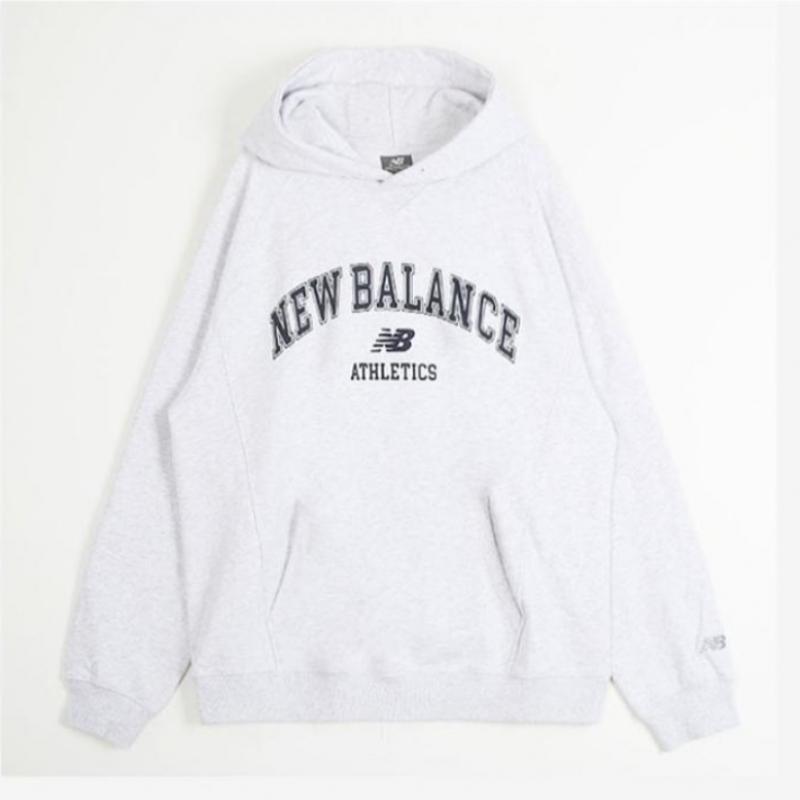 New Balance Unisex Basic Letter Logo Hoodie Nbn0ec3813