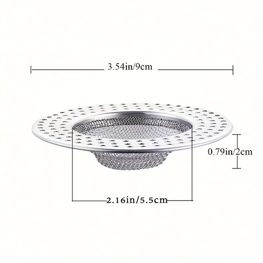 1pc Heavy-duty Cast Iron Mesh Filters – Ideal for Use in Showers, Bathtubs, Sinks, and for Collecting Hair.