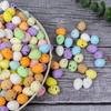 50-500PCS Easter Mini Colored Eggs Realistic Speckled Dove Eggs Desktop Ornaments Landscape Arrangement Wreath DIY Accessories