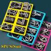 8Pcs/Set Metal Montessori Puzzle Wire Mind Brain Teaser Puzzles Children Adults Interactive Game Reliever Educational Toys