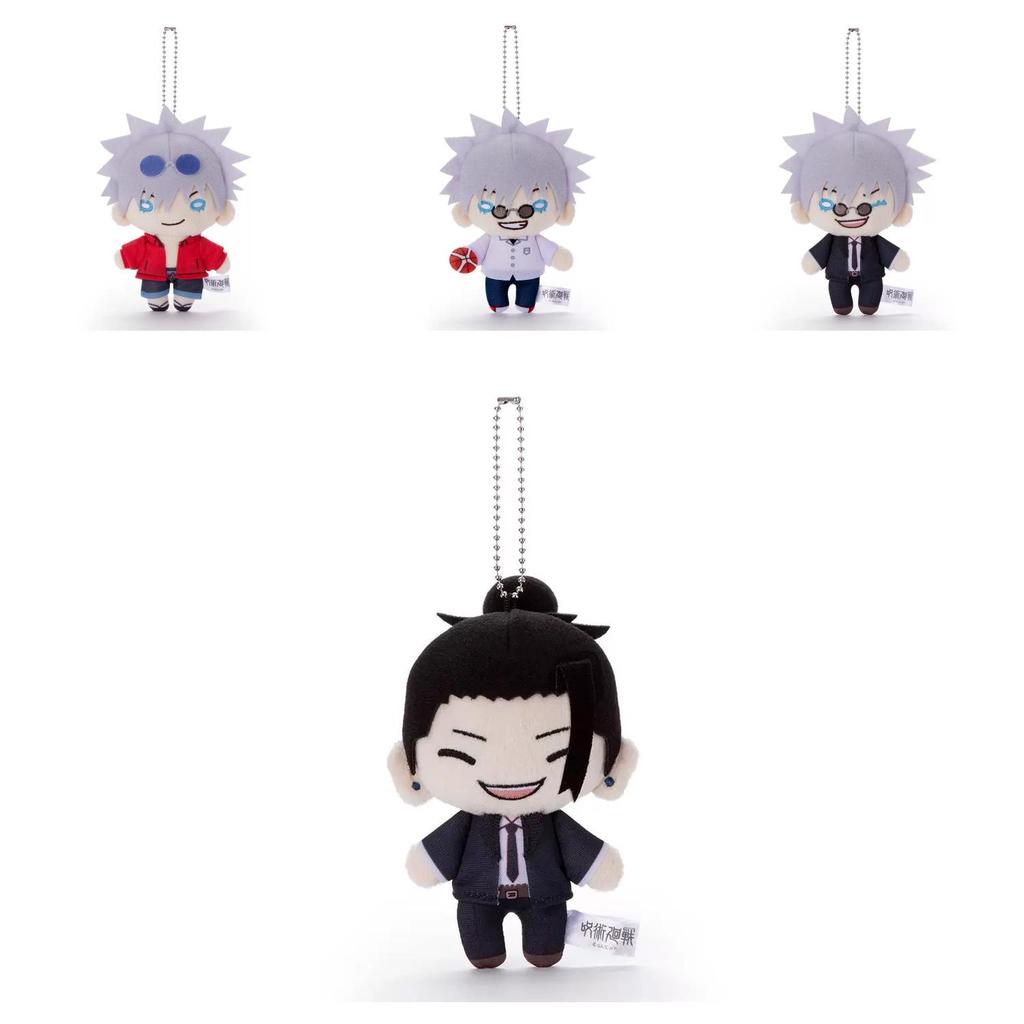 Adorable Toho Jujutsu Sorcery Plush Toy Featuring Gojo Satoru In Stylish Summer Outfit