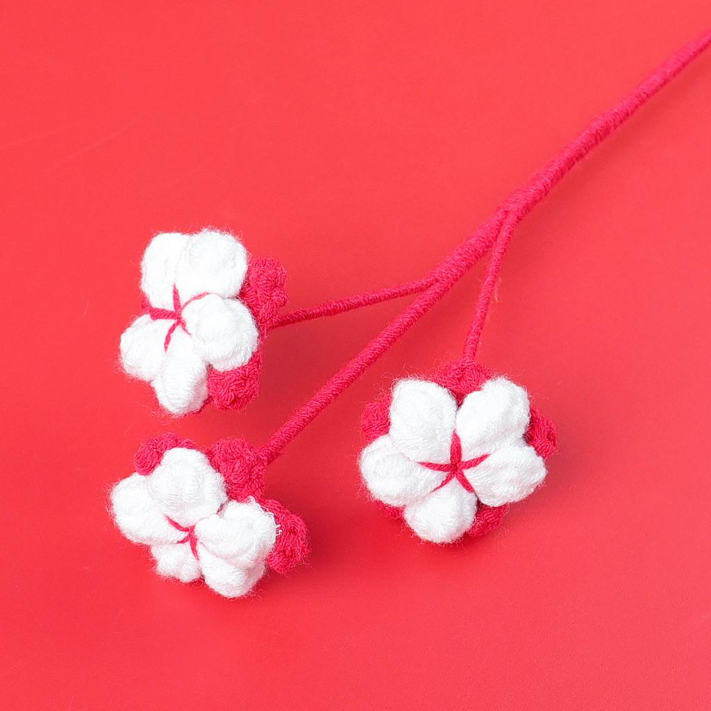 New Christmas Tree Branch Creative Crochet Plant Christmas Home Decoration Gift