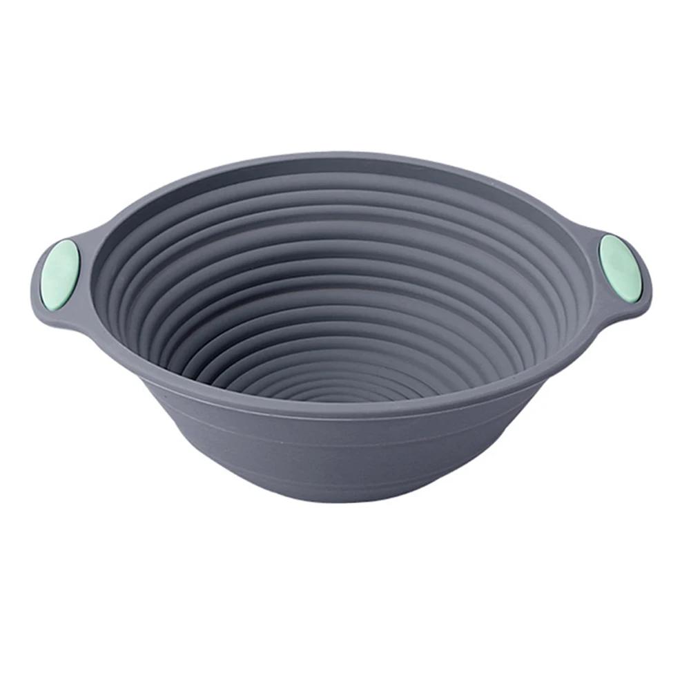 Silicone Folding Basket for Baking and Fermentation - Heat Resistant Large Capacity Tray for Multiple Batch Preparation
