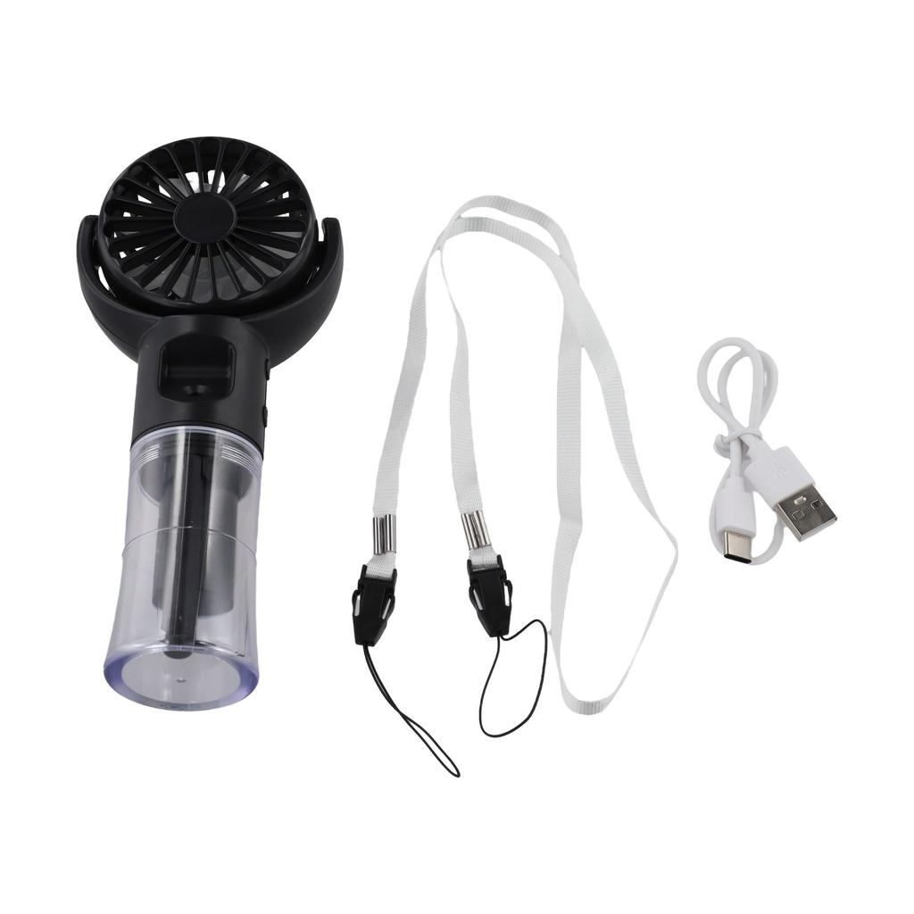 Mini Spray Fan Handheld Spray Water Fan For Hot Weather Lightweight Refreshing Mist 2000mAh Battery Easy To Carry