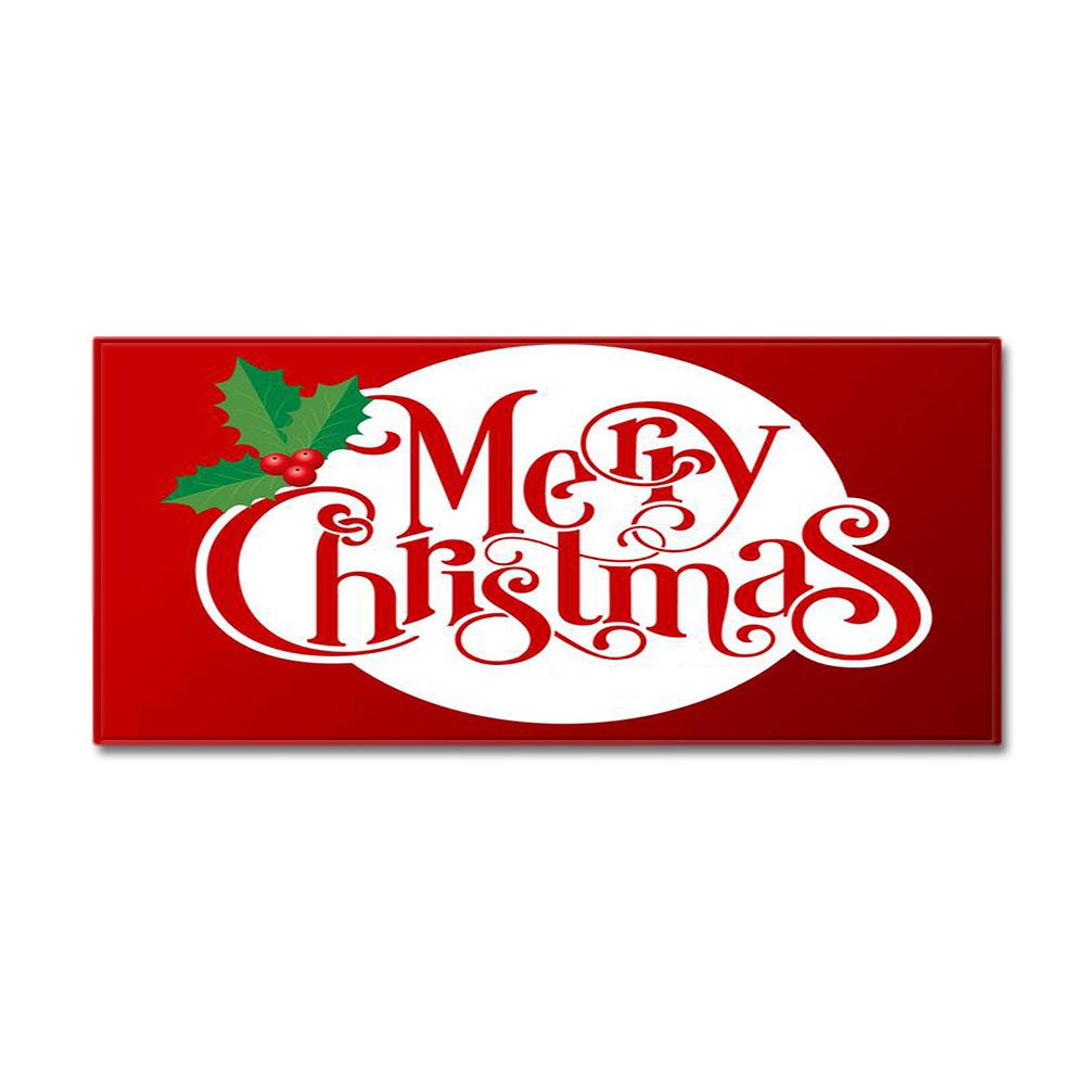 Christmas Kitchen Sand Carpet Doormat Long Floor Mat