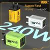 240W USB C Charger Multi Ports Power Adapter PD QC3.0 Phone Charger  Office Use
