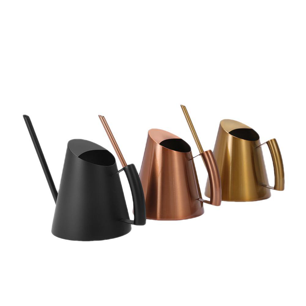 Nortic Retro Stainless Steel Long Spout Watering Can for Indoor Plants