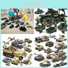 Military Battleship Building Blocks Set For Kids With Plastic Pieces And Large Size