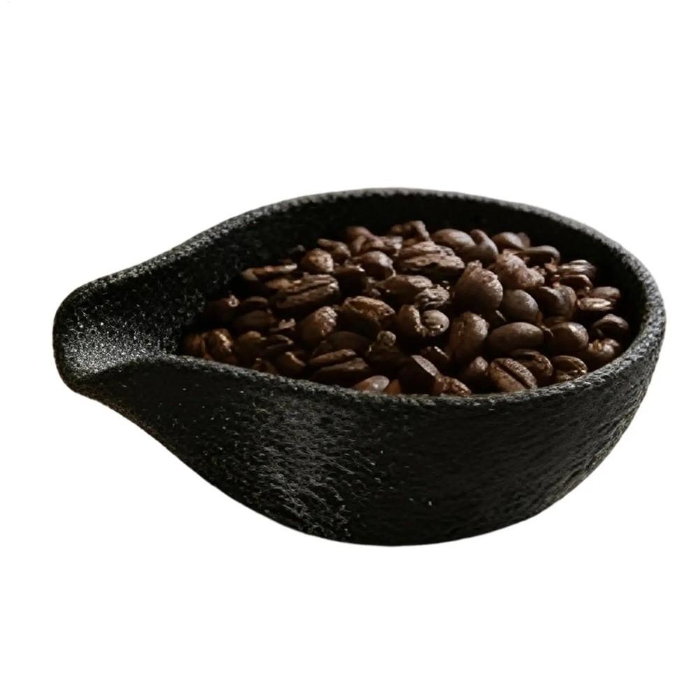 Anti-fall Coffee Bean Dosing Cup Shovel Design Separator Tray Dosing Vessel  Loose Leaf Tea