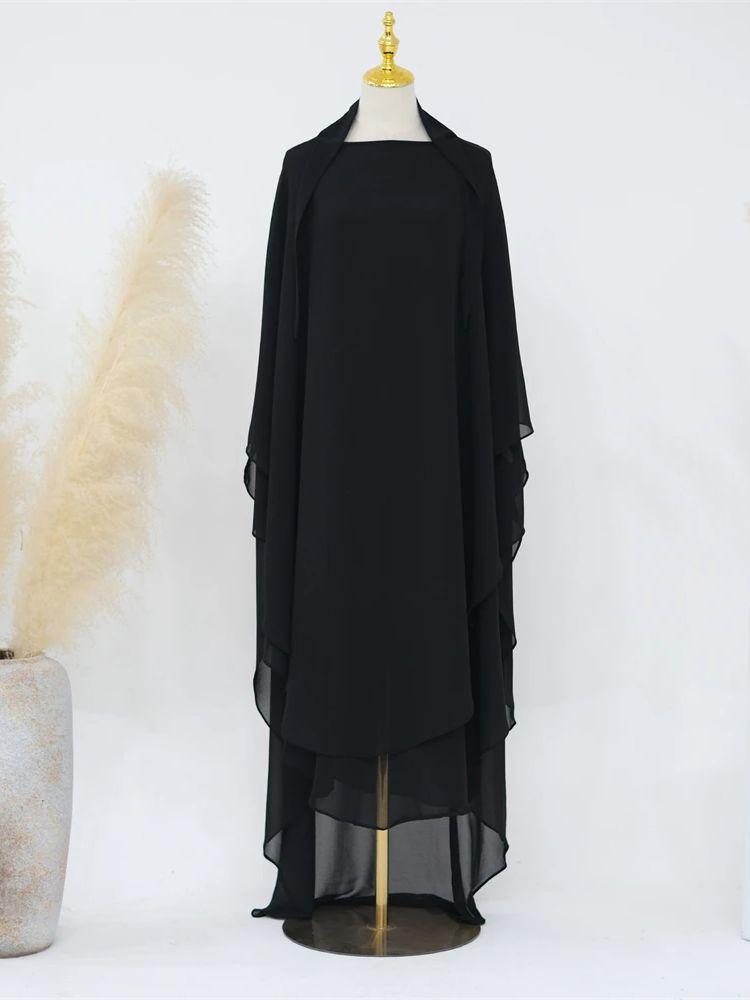 

Рамадан Химар Абая Саудовская Аравия Турция Ислам Мусульманский Хиджаб Платье Одежда для Молитвы Абая для Женщин Кебая Халат Femme Musulmane One Size чёрный