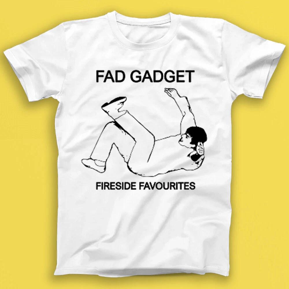Fad Gadget Fireside Favourites Новая волна панк-музыки Подарочная футболка 2077 M