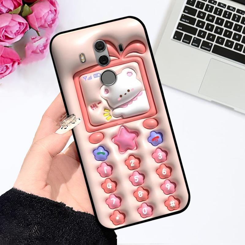 For Mate 10 Pro Case Mate10 TPU Soft Silicone Phone Cover For Huawei Mate 10 Lite Fashion Shockproof Funda Nova 2i Bumper Cute