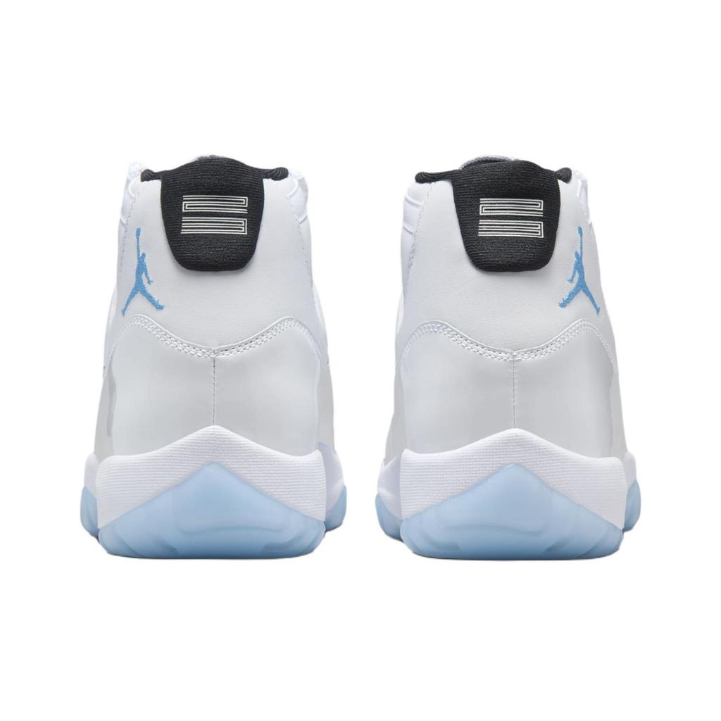 Air Jordan 11 Retro GS Legend Blue / Columbia 2024 Kids Sneakers White Black 378038-104