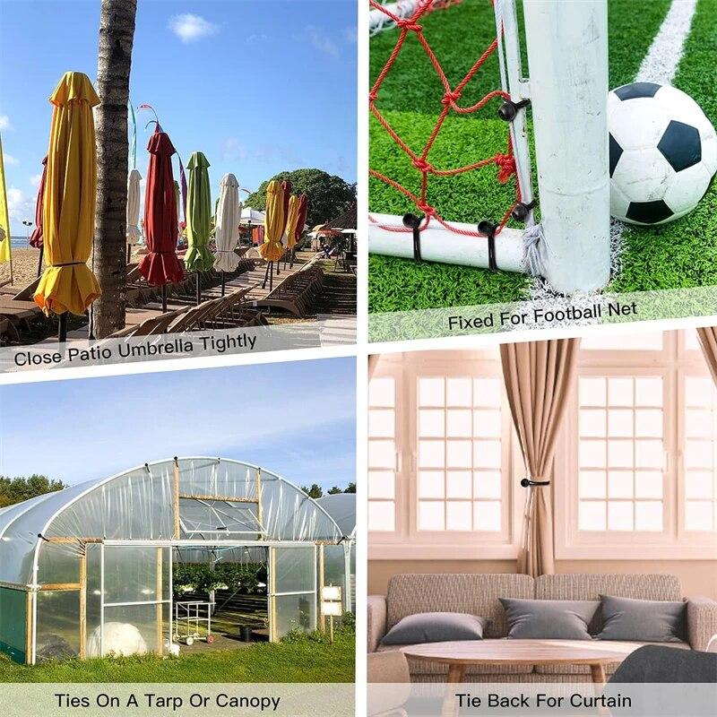 1ks venkovní elastické kuličkové lano bungee šňůry přenosné upevnění stanu plachta markýza stříška těžká plachta uvázat pro přístřešek náklad