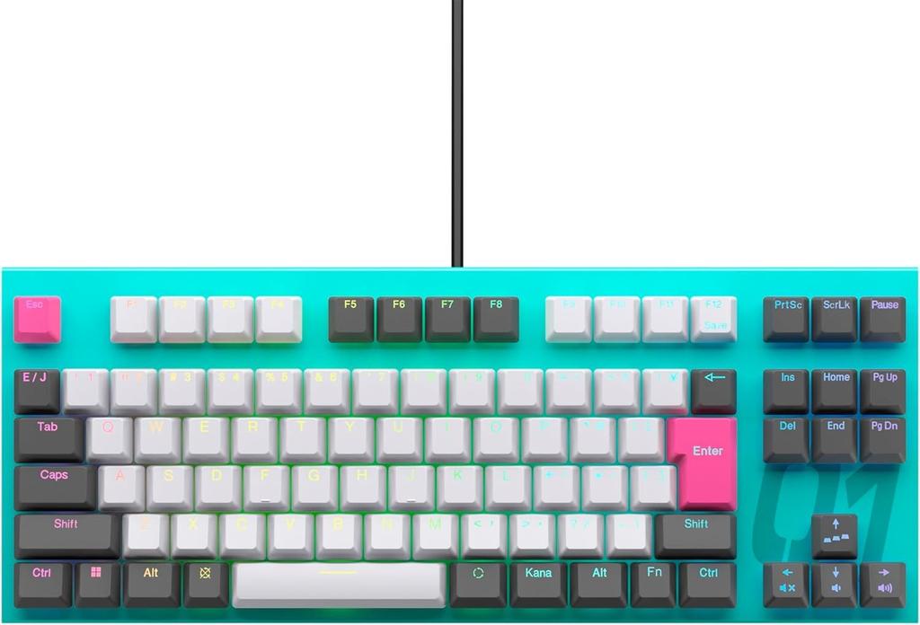 Topre GX1 Rapid Trigger TKL Capacitive Contactless Fastest Japanese Made In 91 Gaming Keyboard Miku Collaboration Keyboard, Quiet, 45g, Size, System,