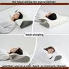 Memory Foam Pillow Cervical Orthopedic Pillow 2 in 1 Ergonomic Contour Orthopedic Pillow for Neck Pain SMZT003