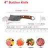 Couteau à découper pour trancher le poisson, la viande, les légumes, couteaux de cuisine, acier inoxydable, manche en bois, couteau de boucher, outils de cuisine de chef