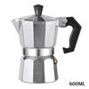 Cafeteiras de alumínio/aço inoxidável, cafeteiras de fogão, cafeteiras expressos, chaleiras de café moka multiuso para casa, escritório ao ar livre
