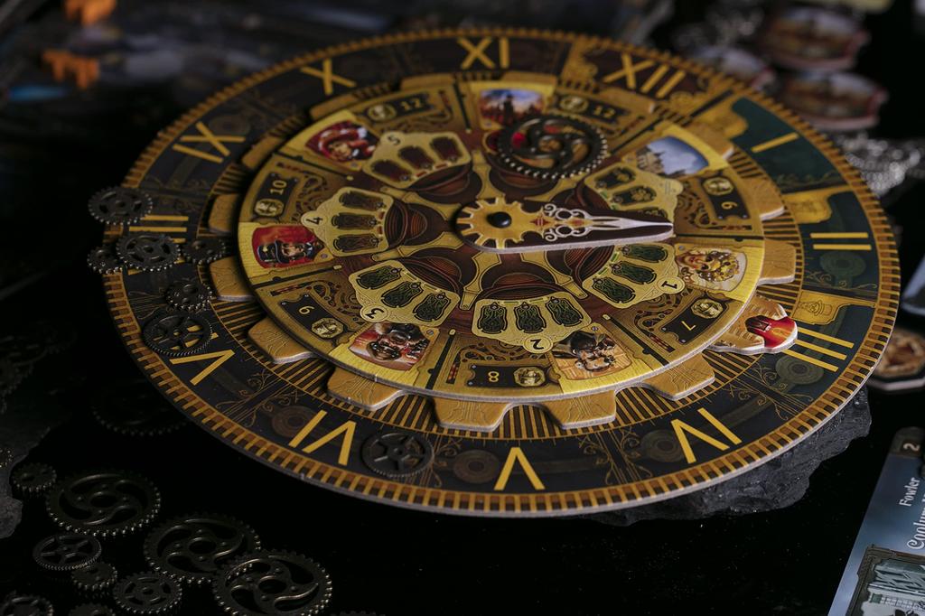 City of the Great Machine Board Game Players Ages Steampunk Hidden Moves Solo Average Playtime Minutes 1-4 14+ One-to-Many Co-op & 45-90