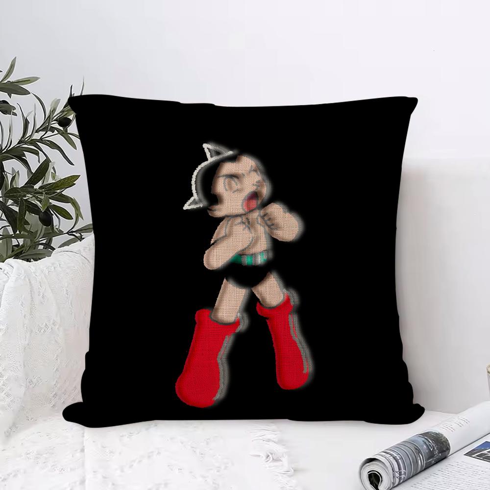 Anime AAstro BBoy Cushion Cover Eco Linen Pillow Case DoubleSided Print Breathable Durable Zipper Home Decor Gift