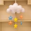 3D Nursery Room Pendant Heart/Star Design Rainbow Cloud Garland Cloud Pendant  Photo Props